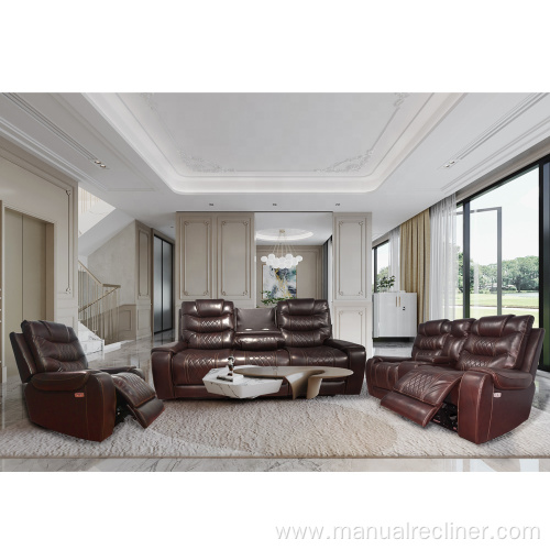Home Theater Power Recliner Living Room Sofa